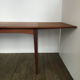 Teak dining table with extensions