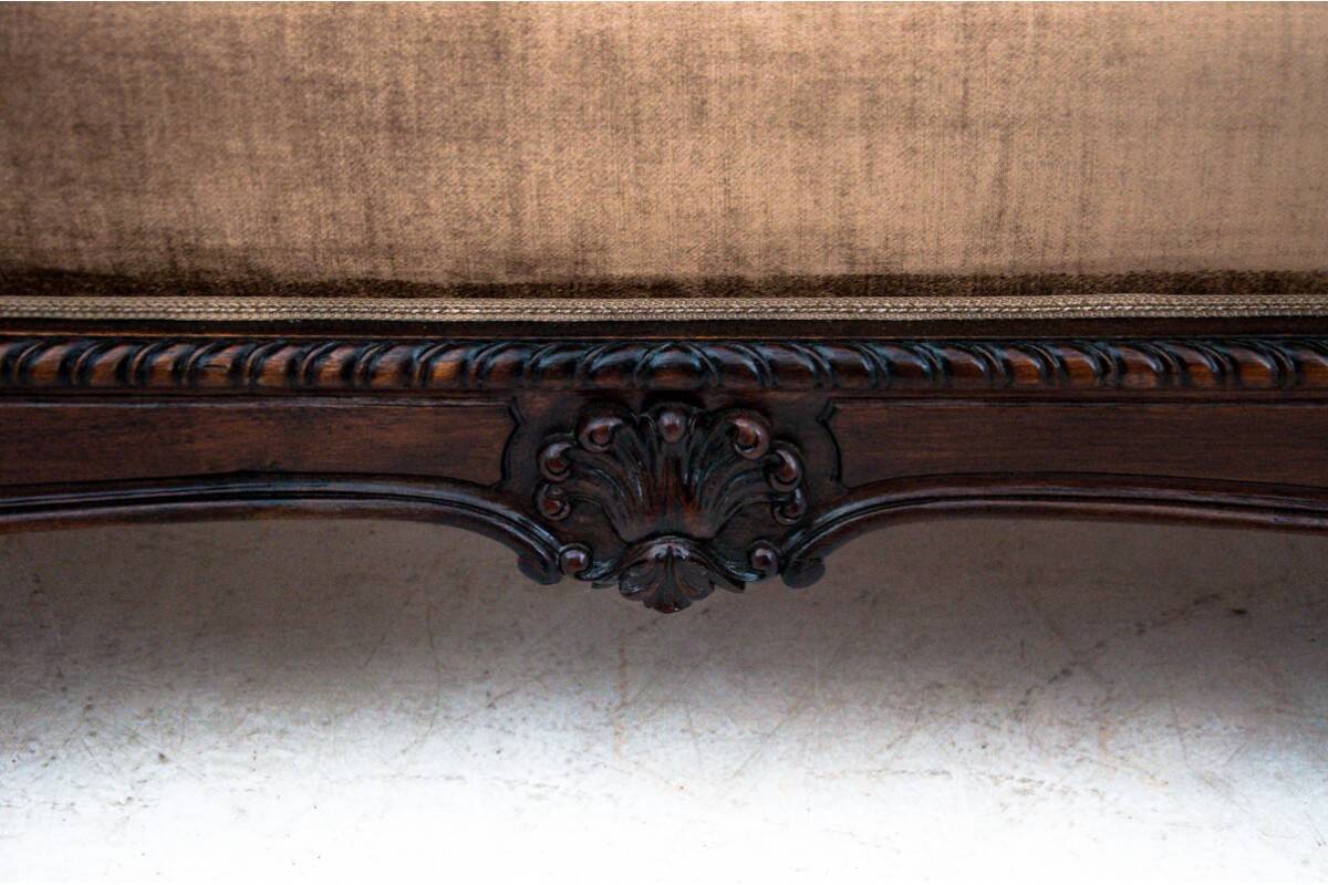 Antique sofa from the late 19th century, Northern Europe