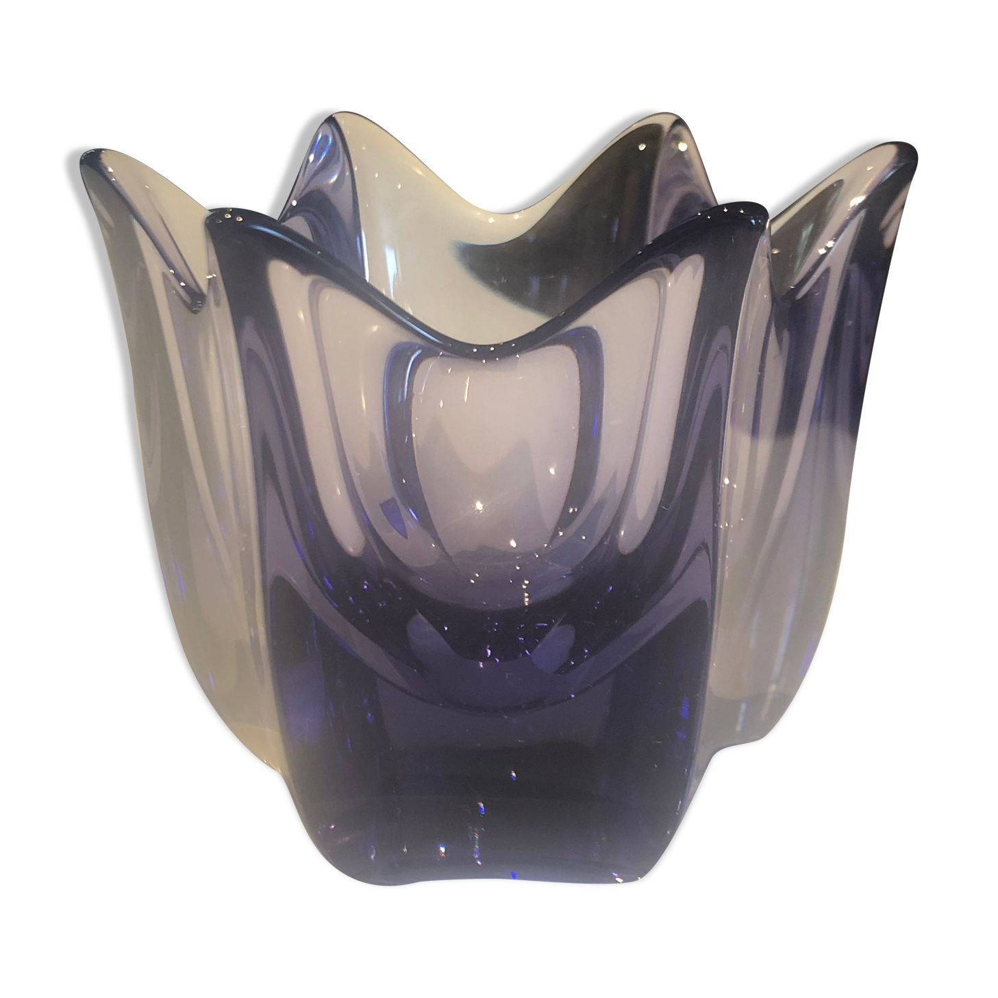 Tulip cup swedish crystal orrefors