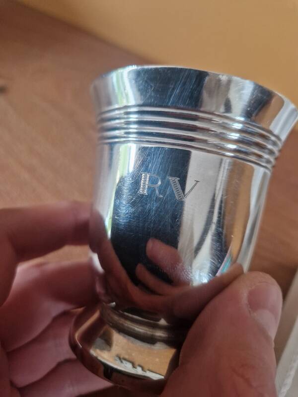 Master Silversmith: Gallia for Christofle - Silver-plated metal cup