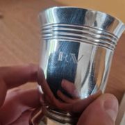 Master Silversmith: Gallia for Christofle - Silver-plated metal cup