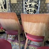 Suite of 8 baumann bistro chairs model Mondor