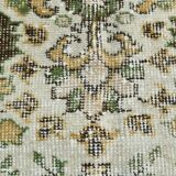 Turkish Floral Pattern Vintage Rug, 196x325Cm