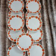 13 assiettes plates vintages Moulin des Loups