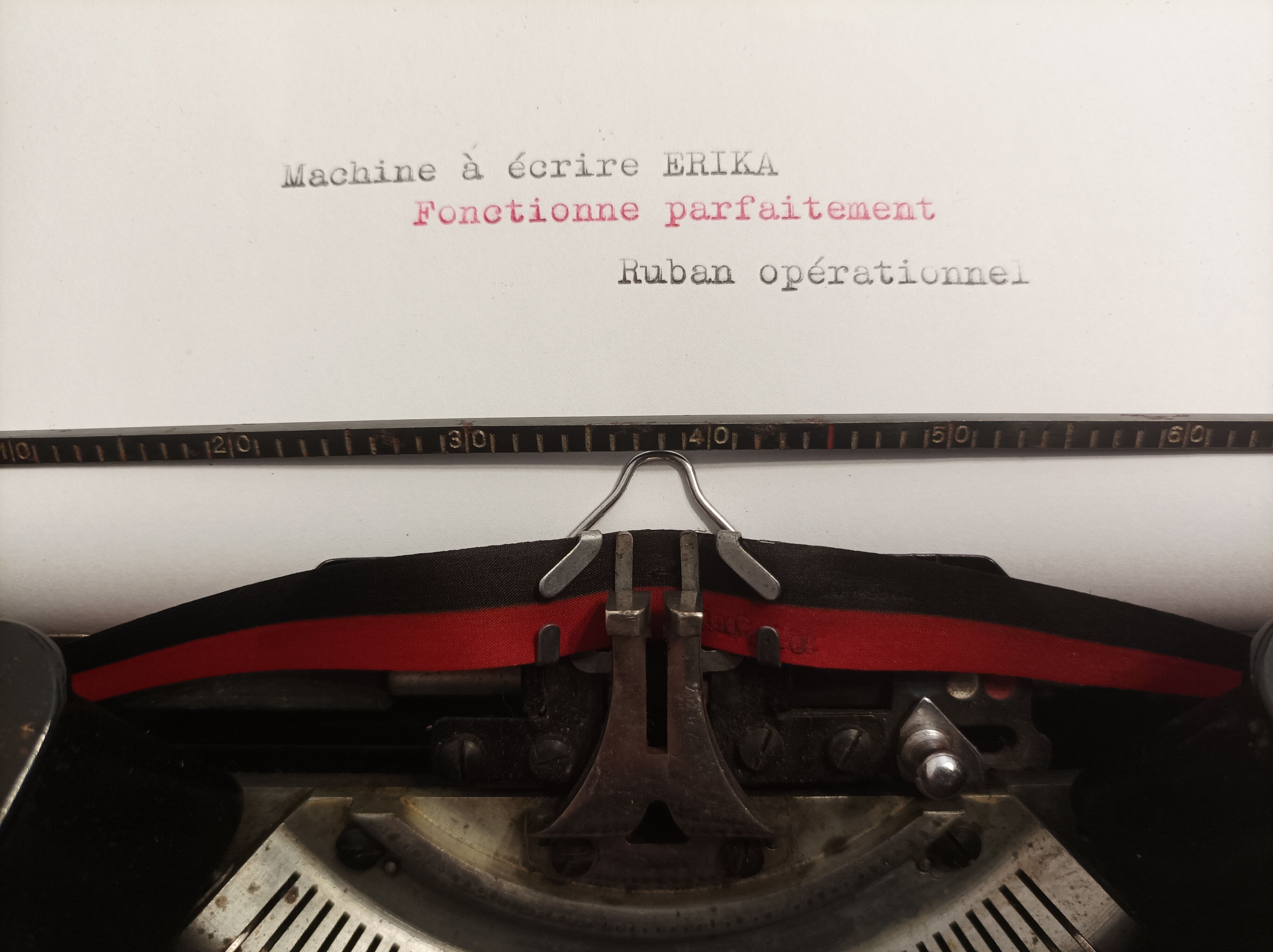 Antique typewriter Erika Naumann 40s