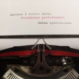 Antique typewriter Erika Naumann 40s