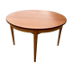 Table ronde scandinave avec rallonge
