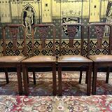 4 art deco chairs