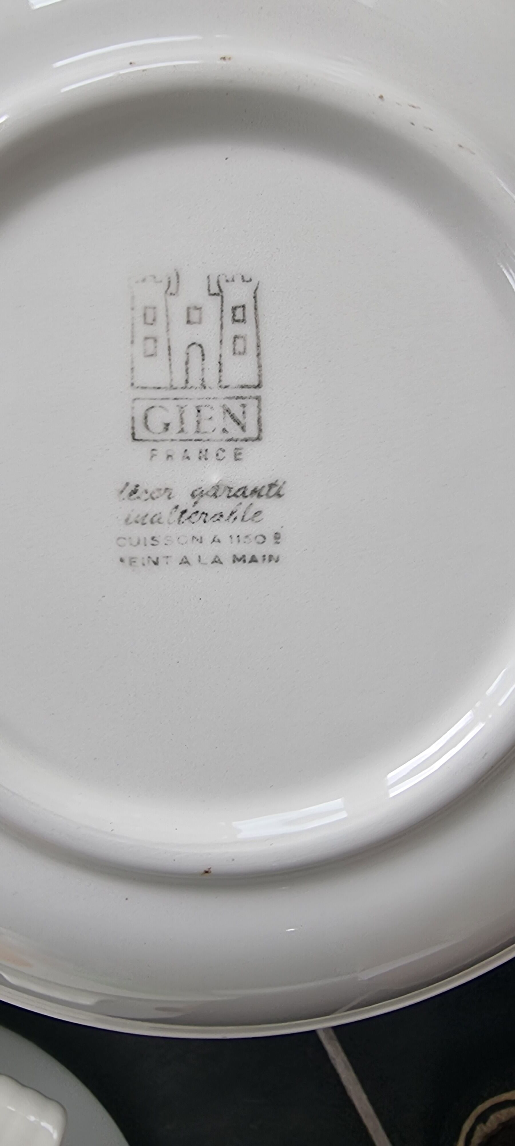 Served in Gien earthenware