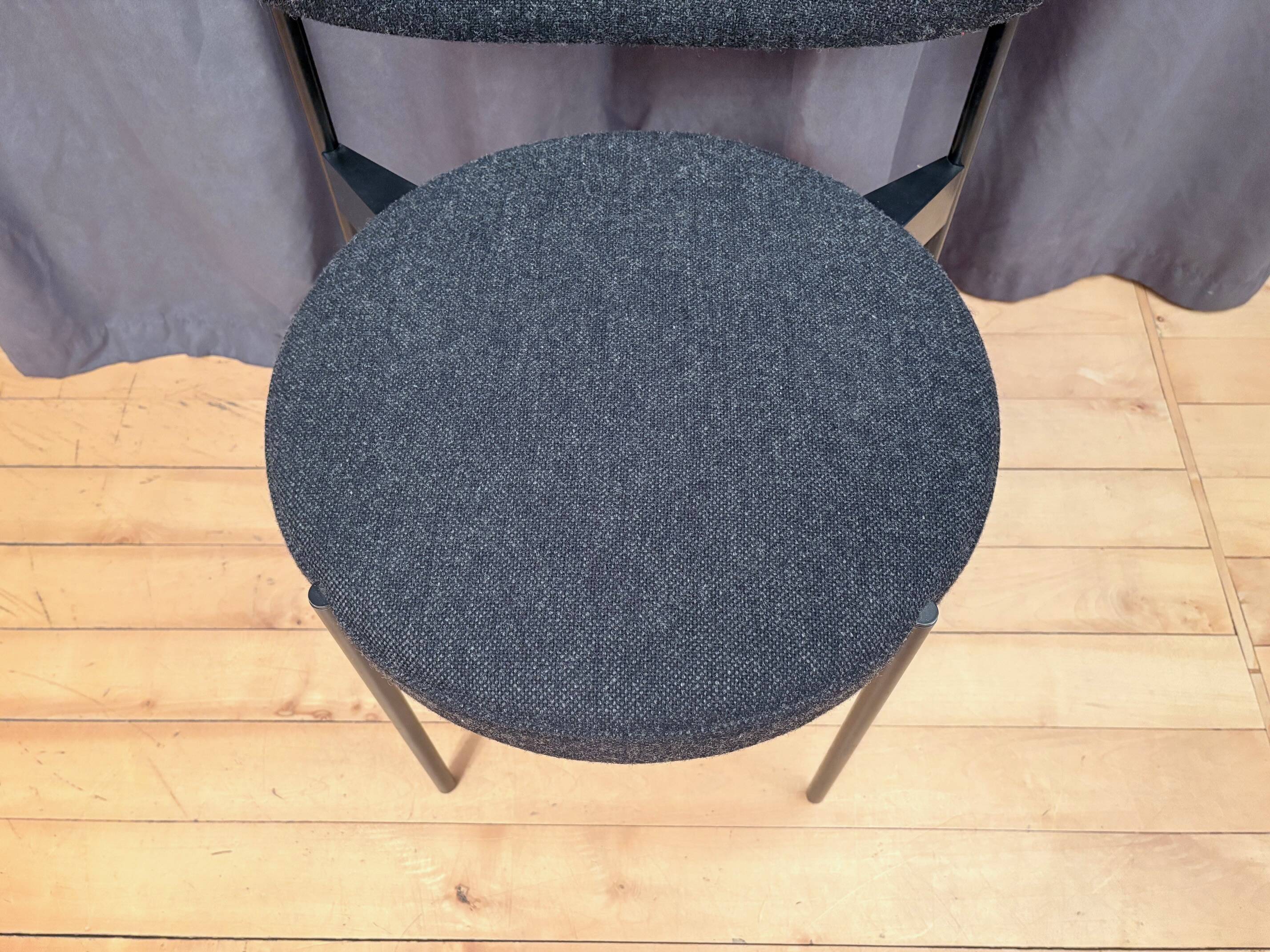 Chair 430 designed by Verner Panton, Verpan, Denmark, signed by Peter.