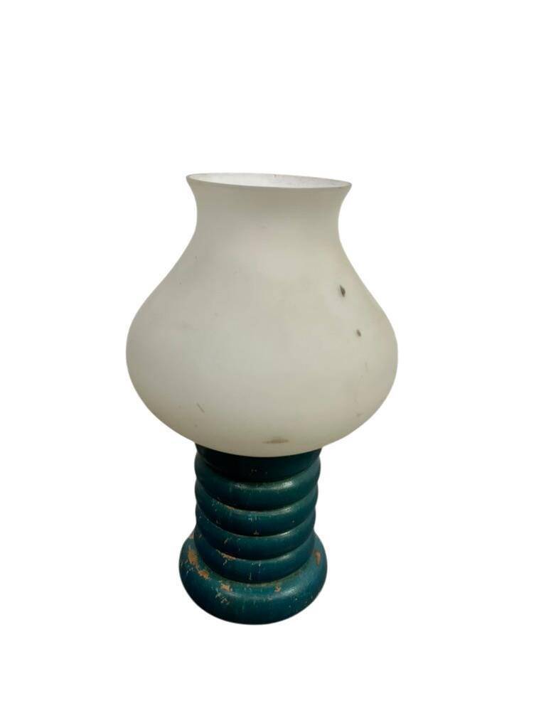 Vintage blue table lamp / small lamp