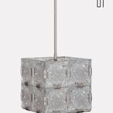 Glass pendant lamp by Kamenicky Senov, 1970
