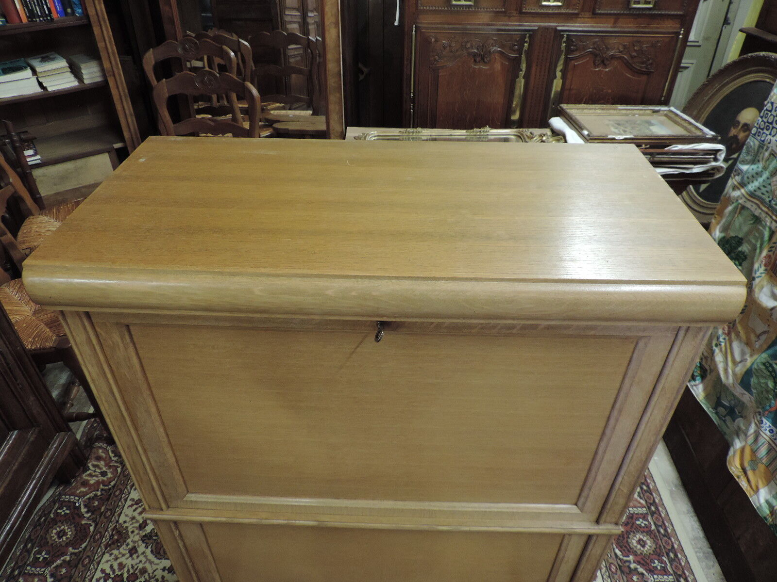 rabies furniture M D in oak 1970