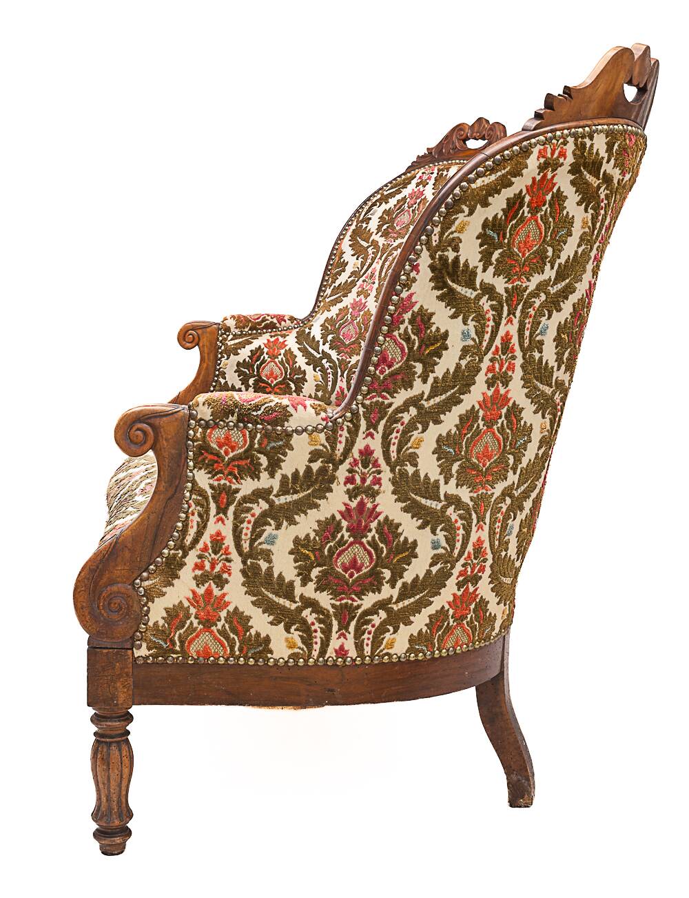 Walnut loveseat, 1930