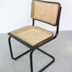 Pair of S32 Cantilever Chair by Marcel Breuer, Dark Edition, 1980s