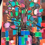 Colorful oil painting by Fermigier