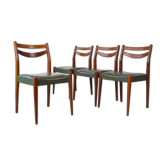 Suite of 4 Scandinavian style chairs 1970