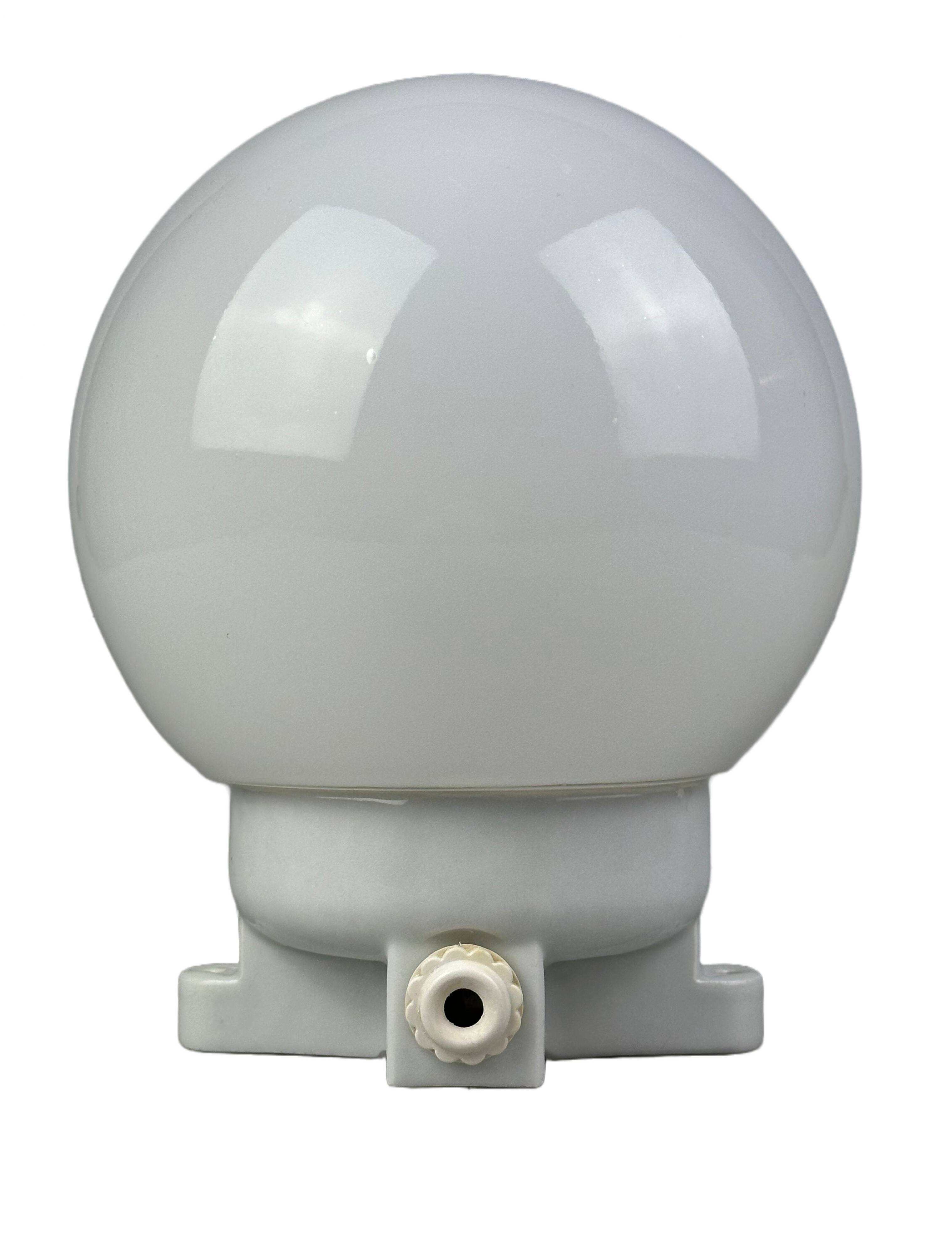 50s 60s wall lamp cellar lamp ceramic & glass Bauhaus design