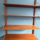 Unité murale modulaire en teck vintage scandinave “Veggen De Luxe”, Norvège