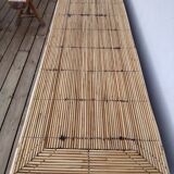 Enfilade vintage en rotin