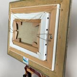 Oil painting on canvas 20th century seascape signed MLR Marie Louise REFALO