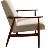 Mid-century beige armchairs by Henryk Lis, 1960s, set of 2