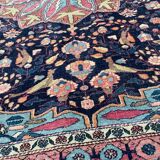Ancient Persian carpet yazd 126x196 cm