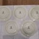 5 Old hollow plates in GIEN earthen motif "Lorraine"