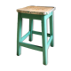 Vintage green stool, 1950s