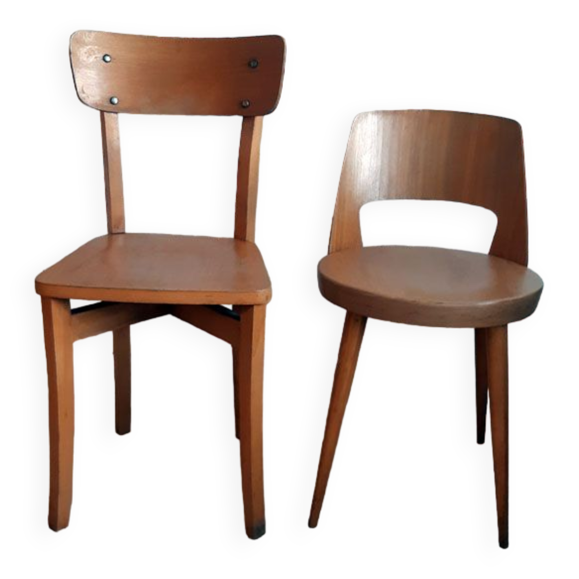 Set of 2 Baumann bistro chairs