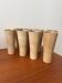 Set of large glazed stoneware cups from Niderviller – vintage tableware