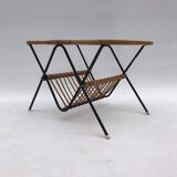Coffee table with newspaper holder from the 60's