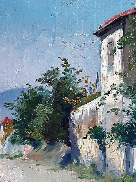 Landscape puydômois of j.bornot (xix-xxth)