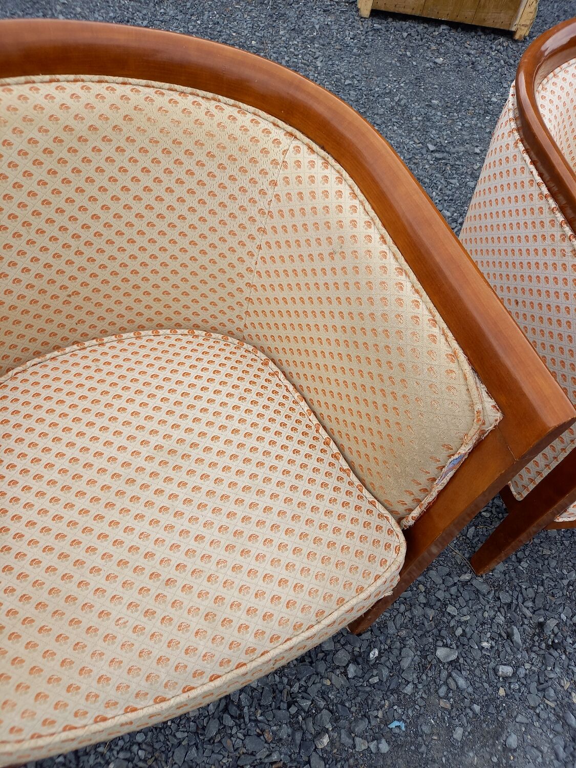 Paire de fauteuils art deco