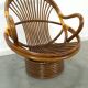 Rotan manou draai stoel
