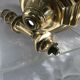 Candlestick in bronze and brass 18th century