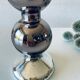 Eglomise glass candle holder