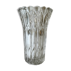 Vase en cristallin taillé