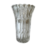 Large cut crystal vase