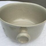 Soup or vinegar sarreguemines morzine 1970 gray floral decoration brown