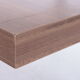Retro Vintage Strakke Salontafel hout en chroom jaren 70