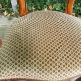 5 vintage Louis Philippe dining chairs Solid curved wood