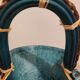 Vintage turquoise decorative vase – Mediterranean artisanal earthenware