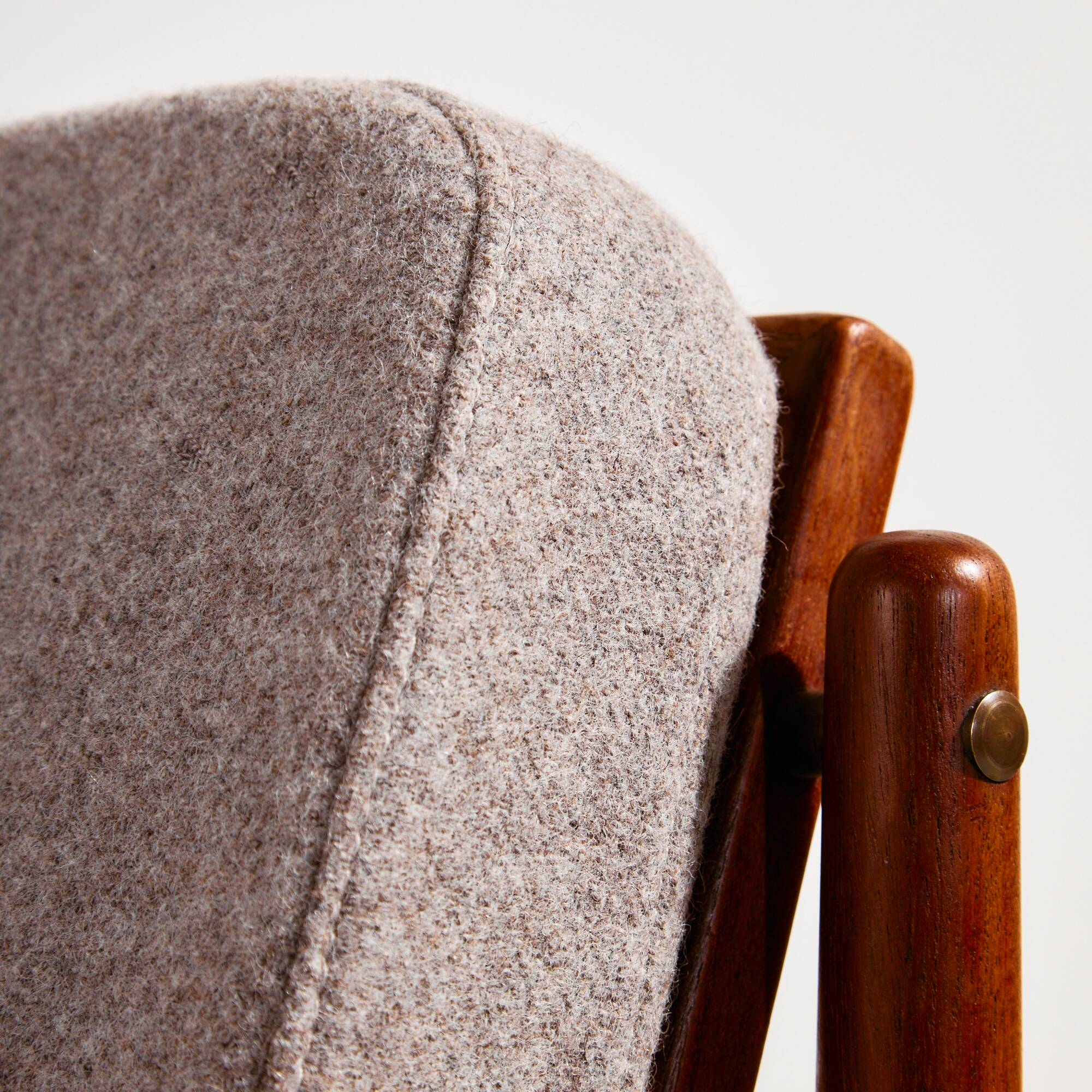 Restored teak armchair by Arne Vodder for Glostrup Møbelfabrik