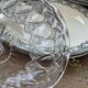 Plat et cloche en cristal