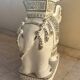 Ceramic elephant stool/stand Hollywood Regency style 1960s