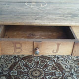 Louis XV oak table 1878