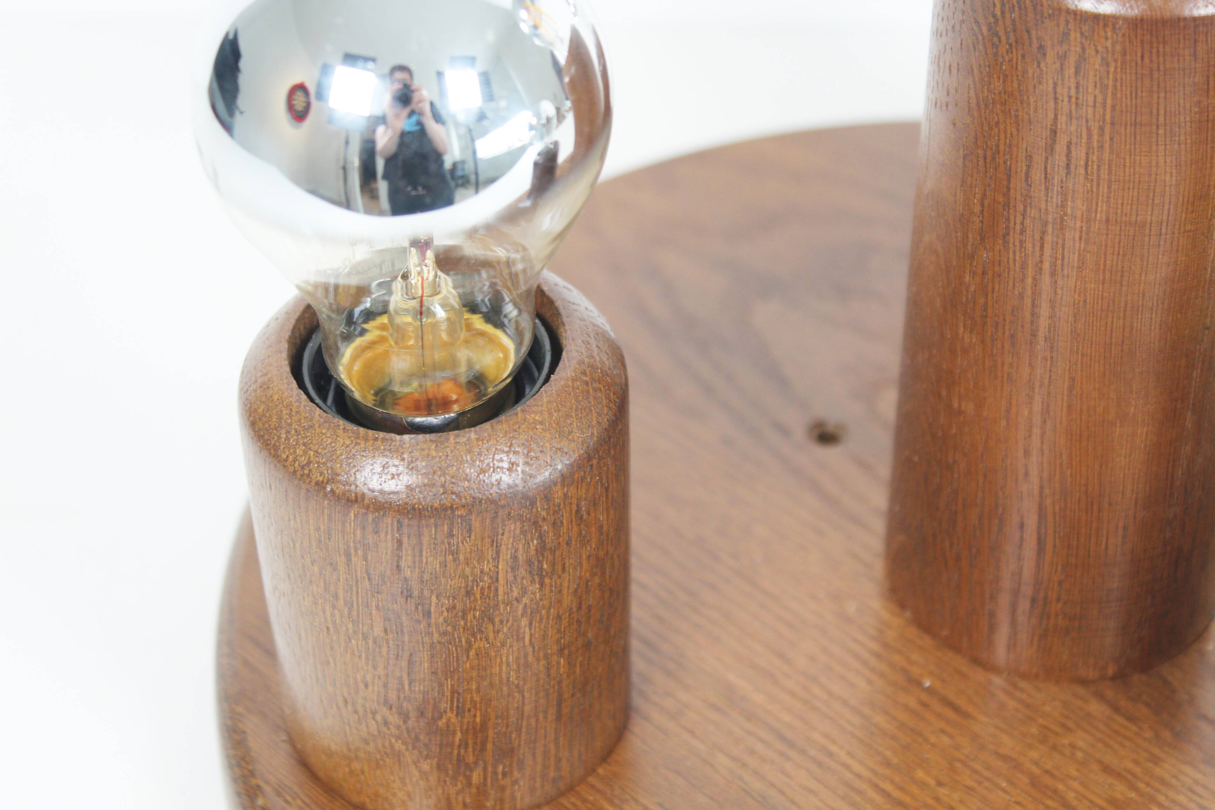 Vintage 1970's old stock 'Japandi' style ceiling light