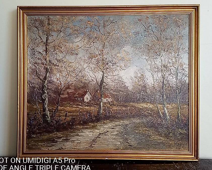 Robert Mogisse (1933-2016) Oil on canvas - 46 x 55 cm - landscape
