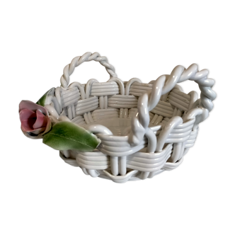 Braided ceramic dish